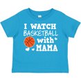 thumbnail image 3 of Inktastic I Watch Basketball with Mama Boys Toddler T-Shirt, 3 of 5