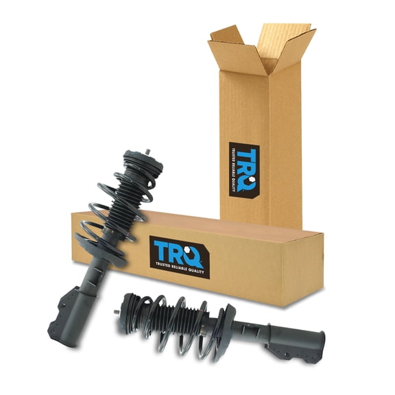 TRQ Front Strut & Coil Spring Assembly Set Driver & Passenger Sides Fits Select 10-16 Buick LaCrosse