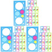 Wanhua Ruler Shape Tracing Stencils for Painting Stencils.stencils Kids Supplies Student Child