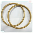 thumbnail image 2 of LOLIPPYY 4PCS Chic Root Handles Wood Rings Round Handles for DIY Projects Women, 2 of 5