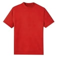 thumbnail image 3 of GEWSEY Mens Mock Turtleneck Shirts Casual Premium Cotton Short Sleeve Shirt Basic Half Neck T-Shirts (Red, 5XL), 3 of 3