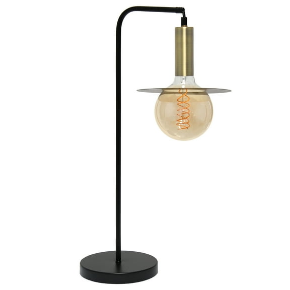 Simple Designs Orb Table Lamp, Black