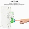 Type A Curve B Rcbo 6Ka 18Mm 30Ma 1P+N Leakage Circuit Breaker with