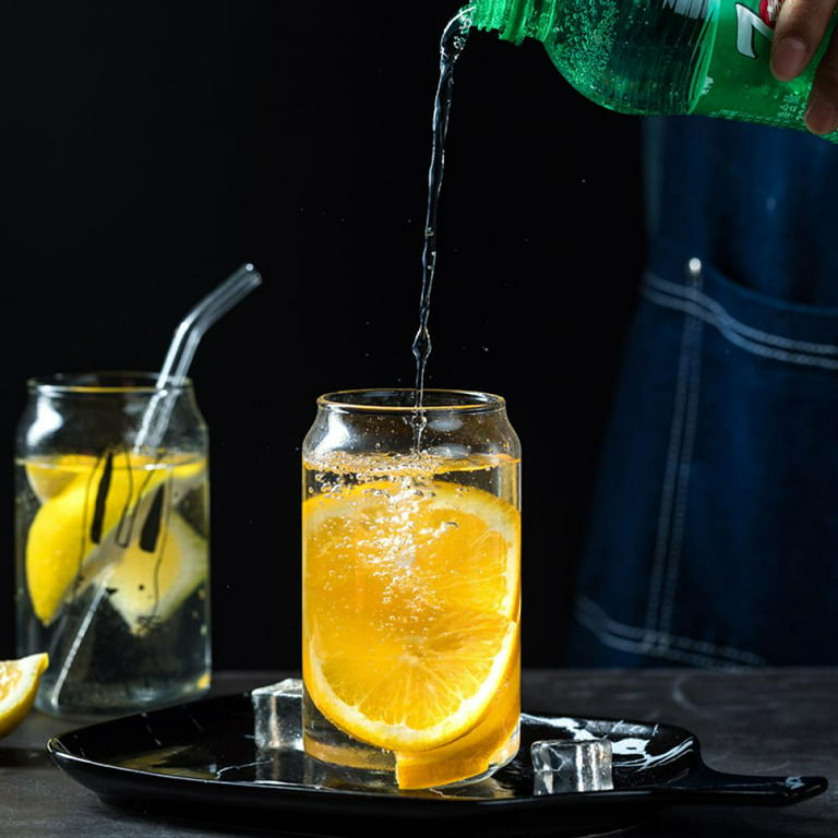 Transparent Juice Glass Cold Drink Milk Tea Cup Home Restaurant Creative  Vertical Bar Drink Smoothie Ice