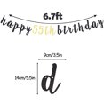 thumbnail image 1 of LINGTEER Happy 55th Birthday Party Decorations,55th Birthday Glitter Garland Banner - Chee LINGTEER LINGTEER, 1 of 2