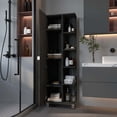 thumbnail image 4 of FM FURNITURE Los Angeles Linen  Cabinet, Five Shelves, One Cabinet, Divisions, 4 of 8