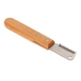 thumbnail image 1 of Cuchillo para pelar perros mango cómodo para pelar perros cuchillo profesional para quitar el pelo flotante mango de madera para caballos para perros ANGGREK Otros, 1 of 8