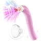 thumbnail image 1 of Coño Chupando Consolador Vibrador Juguetes Sexuales para Mujer Lamiendo Lengua Estimulador Clítoris Pezón Chupando Vibrador Masturbador 3 en 1 Vibrador Juguete Sexual con 8 Succiones 5 Lamiendo y 10 M, 1 of 9