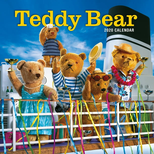 Teddy Bear Wall Calendar 2020 (Other) - Walmart.com - Walmart.com