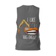 thumbnail image 2 of Rocae I Like Big Digger for Men's Basketball Jersey Lightweight and Breathable Athletic Tank Top,Quick-Drying Sports Jersey Small, 2 of 9