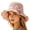 Pink-mid-brim Hat, variant on Elegant Woven Straw Sun Hat with Bow, 2026 Womens Straw Bucket Foldable Floppy Beach for Beach Vacation City Travel