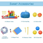 Costway Inflatable Water Slide Jumping Bounce House Bouncy Splash Pool