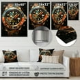 thumbnail image 4 of Designart "Diamond Dusk Luxury Watch painting IV" Watches Metal Art Print, 4 of 5