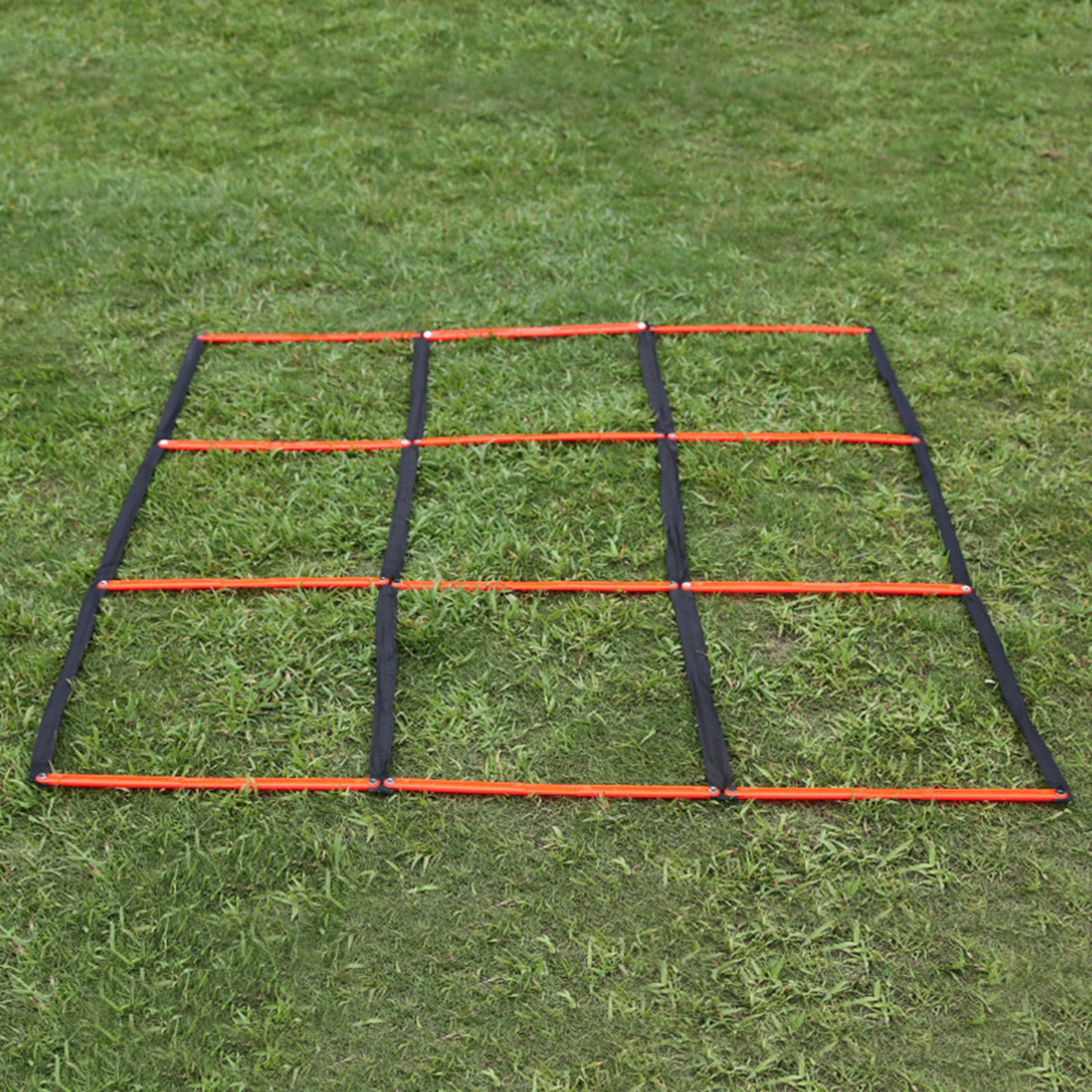 Adjustable Speed Agility Ladder with Rungs for Football Basketball Training, Portable Fitness Equipment Indoor Outdoor