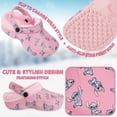 thumbnail image 4 of Zuecos Disney Stitch con forro polar para niñas, rosa, talla 29/30 EU, 4 of 6