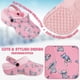 thumbnail image 4 of Zuecos Disney Stitch con forro polar para niñas, color rosa, talla 9.5/10.5 EE. UU., 4 of 6