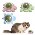 thumbnail image 1 of Bolas de hierba gatera para gatos de pared para gatos, juguetes para gatos con forma de tortuga de 3 piezas para gatos de interior, bola orgánica para gatos, lindo juguete para gatos, 1 of 6