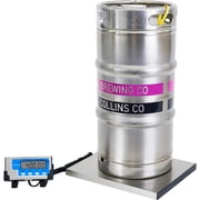 Brecknell Portable Shipping Scale - 400 Lb / 181 Kg Maximum Weight Capacity - Stainless Steel - White (lps400_35)