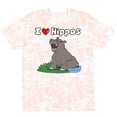 thumbnail image 3 of Inktastic I Love Hippos T-Shirt, 3 of 5