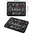 thumbnail image 2 of Black Coffee Bar Dish Drying Mats for Kitchen Counter 18x24 Inch, Kitchen Drying Mat, Kitchen Coffee Bar Dishes Pad Dish Drainer Rack Mats Absorbent Fast Dry Kitchen Accessories, 2 of 7