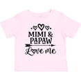 thumbnail image 3 of Inktastic Mimi and Papaw Love Me Boys or Girls Toddler T-Shirt, 3 of 5