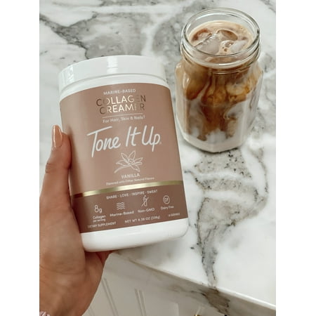 Tone It Up Marine Based Collagen Creamer, Vanilla, 14 Servings