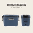 thumbnail image 7 of Coleman Flex 'N Go 52 QT Cooler, Large Portable Cooler for Camping, Sapphire, 7 of 7