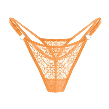 Women Sexy Lace Briefs Out Panties Crochet Lace Up Stretch Strap G String Lingerie Underwear Underwear Pack T-Back Thong Bikiniter Briefs Cotton Lace Panties