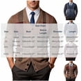 thumbnail image 3 of Samdudou Mens Sweaters Casual V Neck Button Down Plaid Pattern Long Sleeve Knitted Outerwear Classic Ribbed Trim Hem Fall Winter Warm Apparel for Business Work Holiday Gathering, 3 of 8