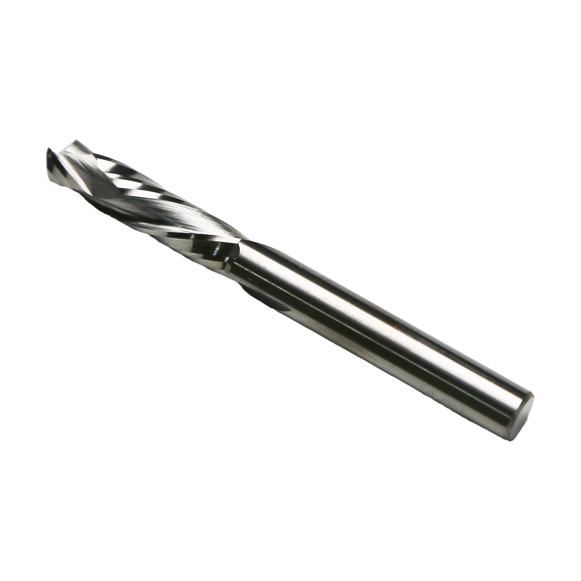 TMAX 5 pc Spiral Downcut Router Bits 1/4" Shank 1" Cutting Length Solid Carbide CNC Router Bit Set End Mills for Plunge Router Wood Carving