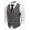 Dark Charcoal, variant on COOFANDY Black Vests Men Slim Fit Waistcoat Vest Notch Lapel Dressy Suit Vests