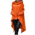 thumbnail image 2 of LYXSSBYX Womens Long Sleeve Dress Hot Sale Clearance Women's Casual Long Sleeve Ladies Sweatshirts with Hood Solid Tops, 2 of 7