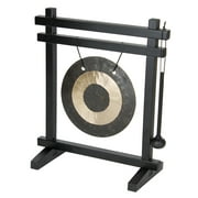 Woodstock Wind Chimes Signature Collection, Woodstock Desk Gong, 12'' Brass Wind Gong WDG