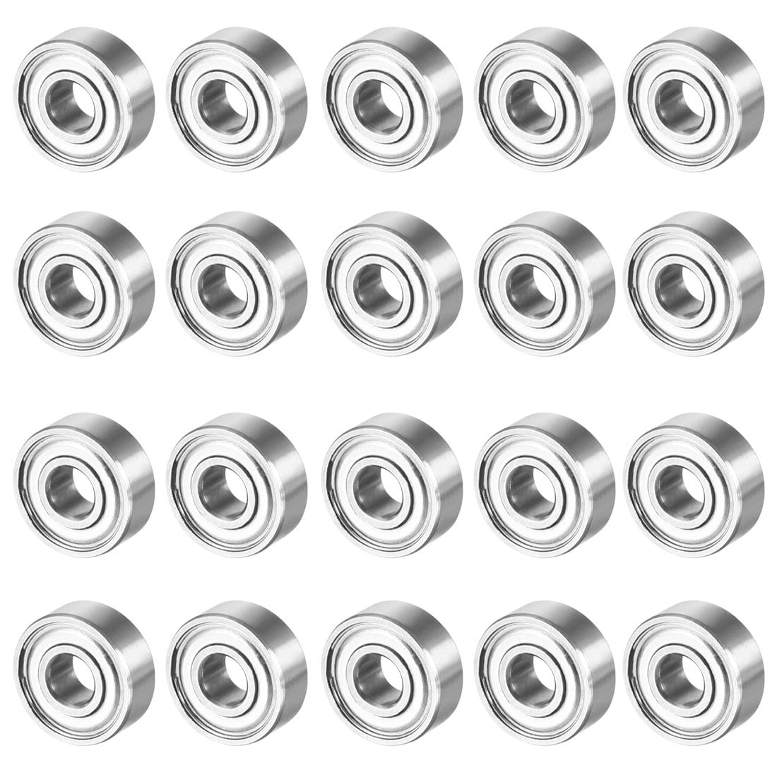 5 PCS MR83zz Mini Metal Double Shielded Ball Bearings 3mm*8mm*3mm