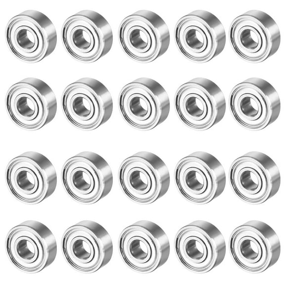 Unique Bargains 20pcs MR83ZZ 3mmx8mmx3mm Double Shielded Miniature Deep Groove Ball Bearing