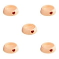 thumbnail image 1 of Maytalsory Environmentally Friendly Choice For Pet S Feeding Plastic Dog Bowl And Multiple orange large size 5Set, 1 of 6