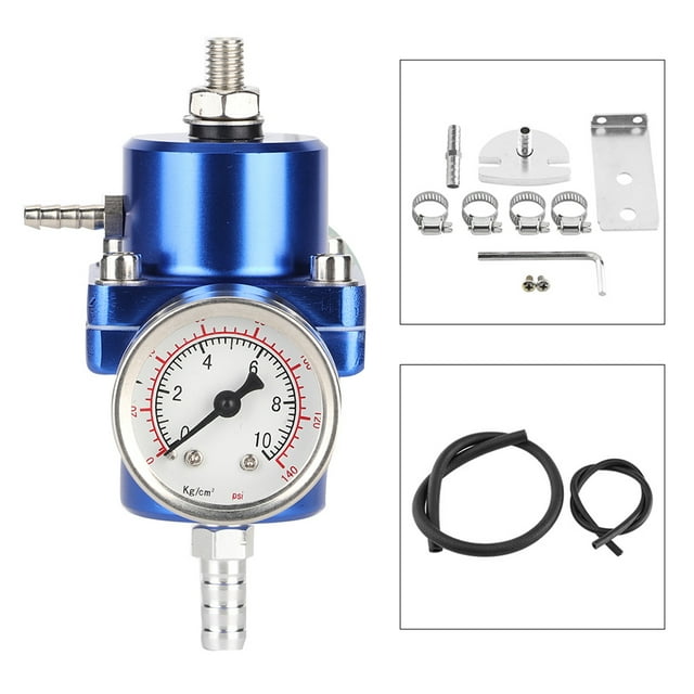 Ymiko Régulateur de Pression de Carburant, FPR, Universel avec Support, Clé pour Voiture pour Maison Améliore l'Efficacité du Carburant