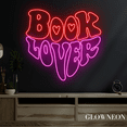 thumbnail image 2 of Glowneon Book Lover Neon Sign, Book Store Led Sign, Library Wall Art, 2 of 4