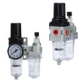 thumbnail image 4 of Compressed Air Filter Regulator, 0.05-0.85MPa Water Oil Separator Transparent Container  For Automation Equipments For Pneumatic Systems G1/4,G3/8,G1/2,G3/4,G1, 4 of 8