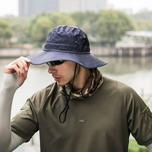 Neinkie Sun Hat For Men/Women, Waterproof Wide Birm Bucket Hat Uv Protection Boonie Hat For Fishing Hiking Garden Beach Other