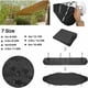thumbnail image 3 of Bolsa protectora para toldo, 5 m, resistente al polvo, para patio, color gris, funda de almacenamiento para toldo de patio, protección impermeable en invierno, color negro, 3 of 5