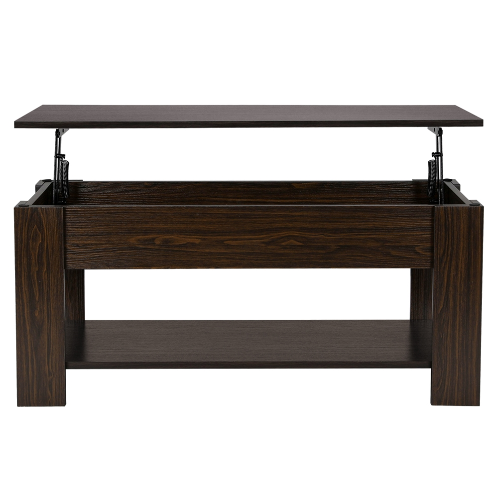 Easyfashion Modern 38.6" Rectangle Wooden Lift Top Coffee Table with Lower Shelf, Multiple Colors and Sizes - image 7 of 7