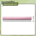 thumbnail image 2 of Uxcell Straight Ruler 15cm Metric Plastic Aluminum Alloy Protractor Ruler Geometric Measure Tool for Architect Artist Office, Pink, 2 of 7
