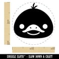 thumbnail image 2 of Delightful Dark Duckling Head Egg Chicken Rubber Stamp - Mini 1/2 Inch, 2 of 7