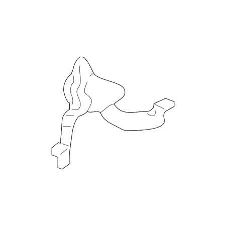 Genuine OE Hyundai Latch - 81130-2D000