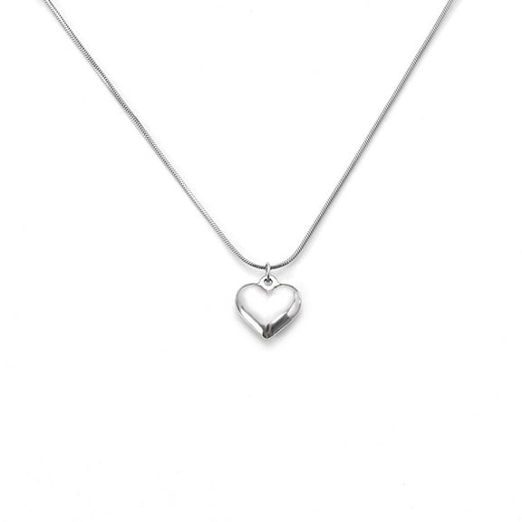 YIEMEEN Heart Pendant Chokers Party Jewelry Titanium Steel Material Woman Jewelry Gift