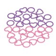 thumbnail image 4 of Stitch Marker, Knitting Stitch Markers Set Metal Strong Round Heart Type Pink Purple  For Crafting, 4 of 8
