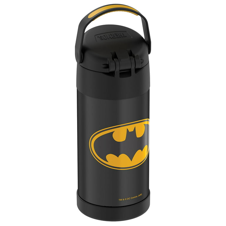 Thermos DC Comics Batman Funtainer Stainless Steel Kids Water Bottle 12  ounce oz