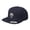 Navy, variant on Snapback Hat for Men Flat Brim Hats Silver Alien Face Embroidery Embroidered Flat Bill Hat Acrylic Navy Design Only