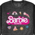 thumbnail image 3 of Barbie the Movie - Movie Logo Icons -  Men's Crew Neck Fleece Pullover, 3 of 5